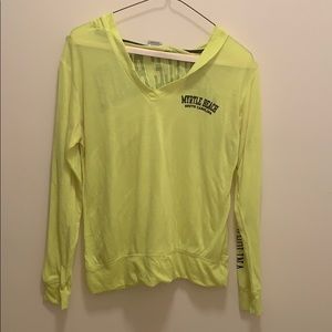 Yellow Myrtle beach shirt